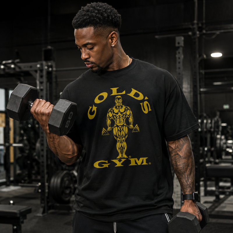 Gold on Black - The GG Logo Graphic Tee