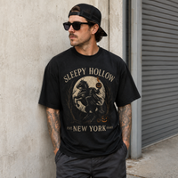 Sleepy Hollow - Moonlit Rider Graphic Streetwear Tee