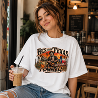 He's From Texas, I Can Tell - LT Graphic Tee