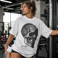 Standard 45 - Monochrome Skull Plate Streetwear Tee