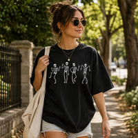 Bone Rhythm - Dancing Skeletons Graphic Streetwear Tee