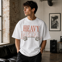 Heavy Metal - Barbell Graphic With Quiet Gym Attitude
