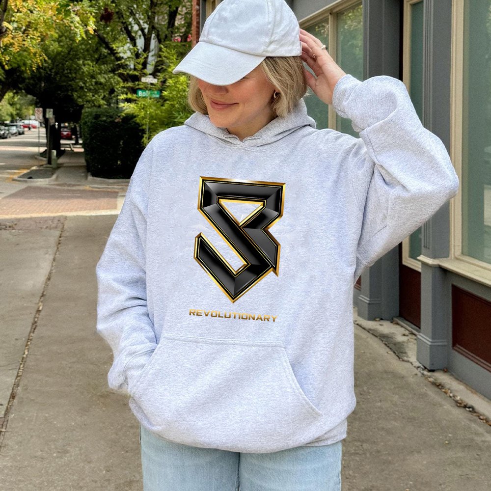 Wrestling Graphic Hoodie | Revolutionary Gold Black Logo Design | Premium Cotton Blend | Gift for Pro Wrestling Fans Unisex P