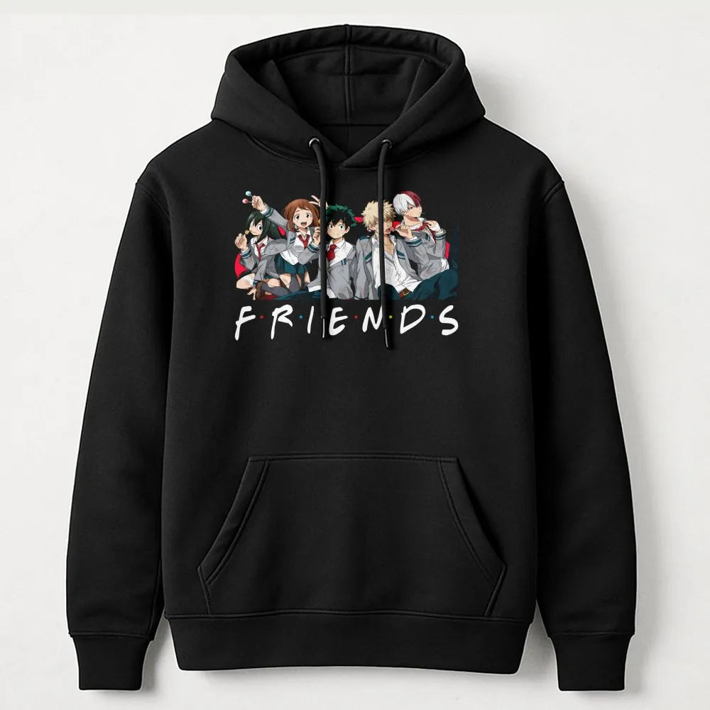 Anime Character Hoodie | My Hero Academia Inspired Graphic | Premium Cotton Blend Pullover | Gift for Manga Fans and Otaku