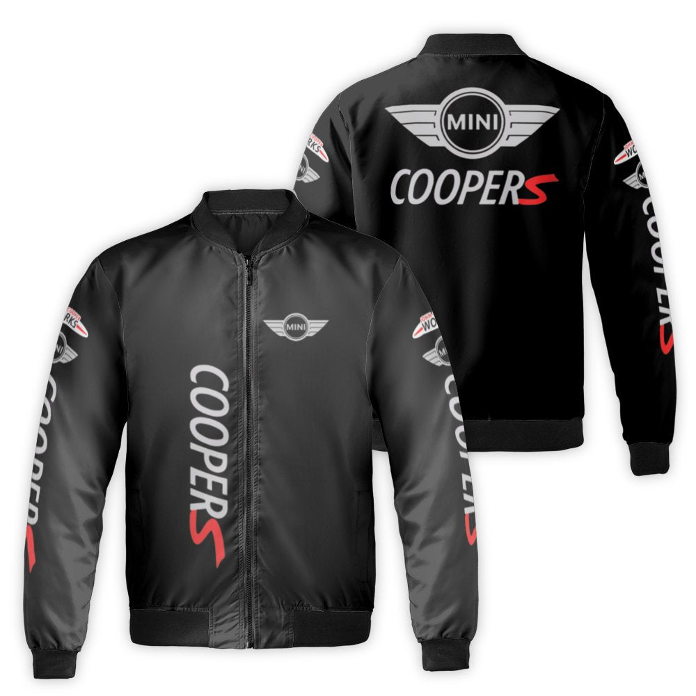Racing Bomber Jacket | British Performance Car Inspired Logo | Nylon Shell & Quilted Lining | Gift for Automotive Enthusiasts