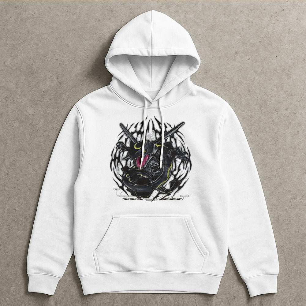 Legendary Dragon Hoodie | Dark Cyber Aesthetic Graphic | Premium Cotton Blend | Anime Gaming Apparel Gift for Gamers