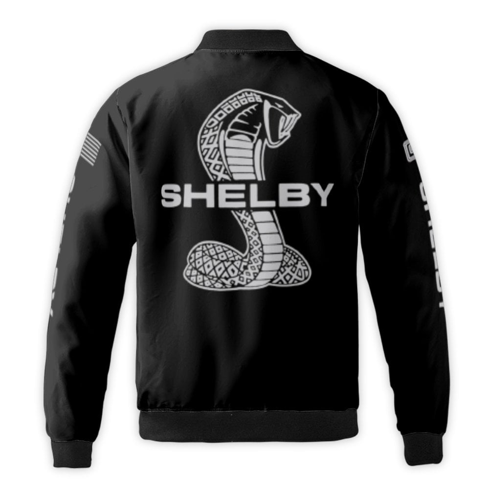 Shelby Cobra Bomber Jacket | Classic Muscle Car Design | Durable Nylon Shell | Premium Gift for Automotive Enthusiasts