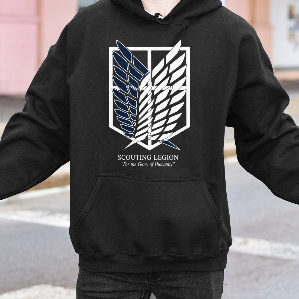 Scouting Legion Hoodie | Wings of Freedom Anime Graphic | Premium Cotton Blend | Gift for Anime Fans