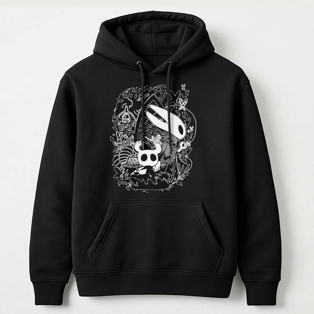 Hollow Knight Graphic Hoodie | Silksong Indie Game Art | Premium Cotton Blend | Gift For Gamers And Fans