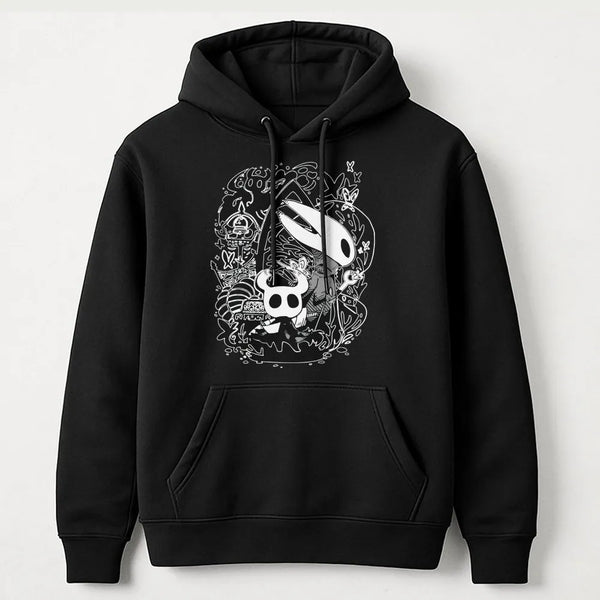 Hollow Knight Graphic Hoodie | Silksong Indie Game Art | Premium Cotton Blend | Gift For Gamers And Fans
