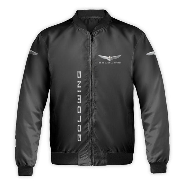 Honda Goldwing Bomber Jacket | Premium Motorcycle Touring Gear | Durable Nylon Shell | Gift for Biker Enthusiasts