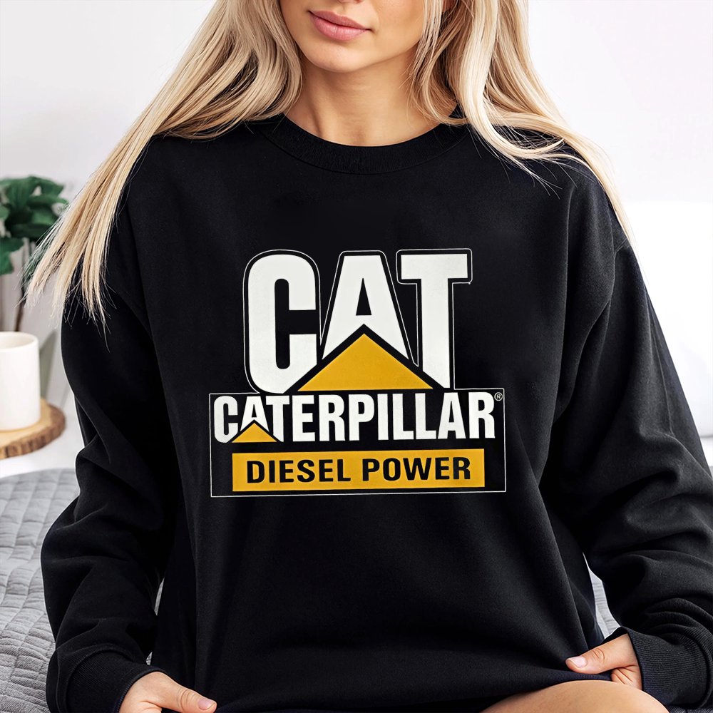 Heavy Equipment Operator Sweatshirt | Diesel Power Construction Graphic | Premium Cotton Blend Crewneck | Gift For Constructi