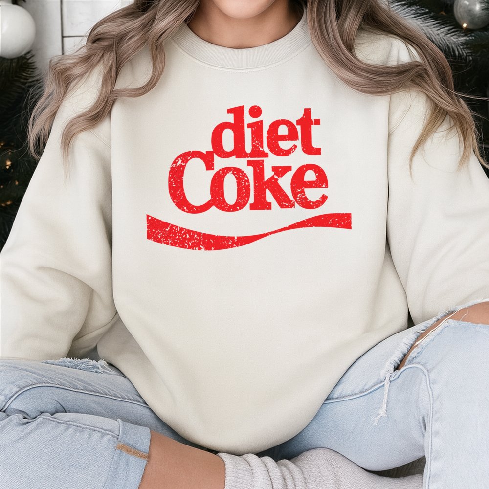 Soda Lover Sweatshirt | Vintage Aesthetic Diet Graphic | Premium Cotton Blend Crewneck | Comfortable Unisex Gift for Beverage