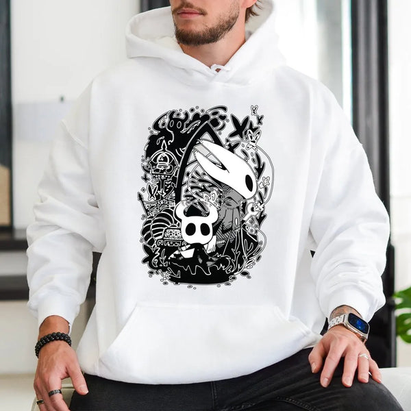 Hollow Knight Graphic Hoodie | Silksong Indie Game Art | Premium Cotton Blend | Gift For Gamers And Fans