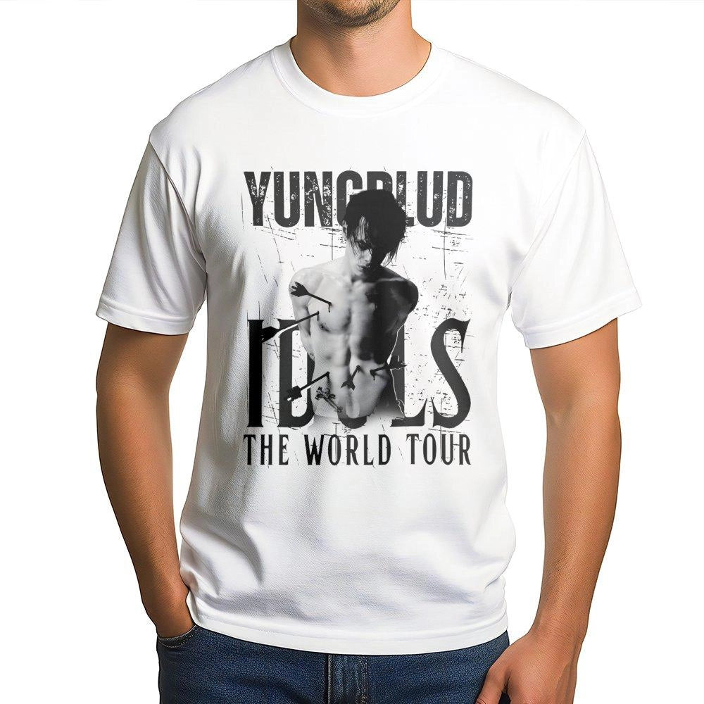 Yungblud Concert T-Shirt | Idols The World Tour Graphic Design | Premium Cotton Unisex Apparel | Gift for Alternative Rock Mu