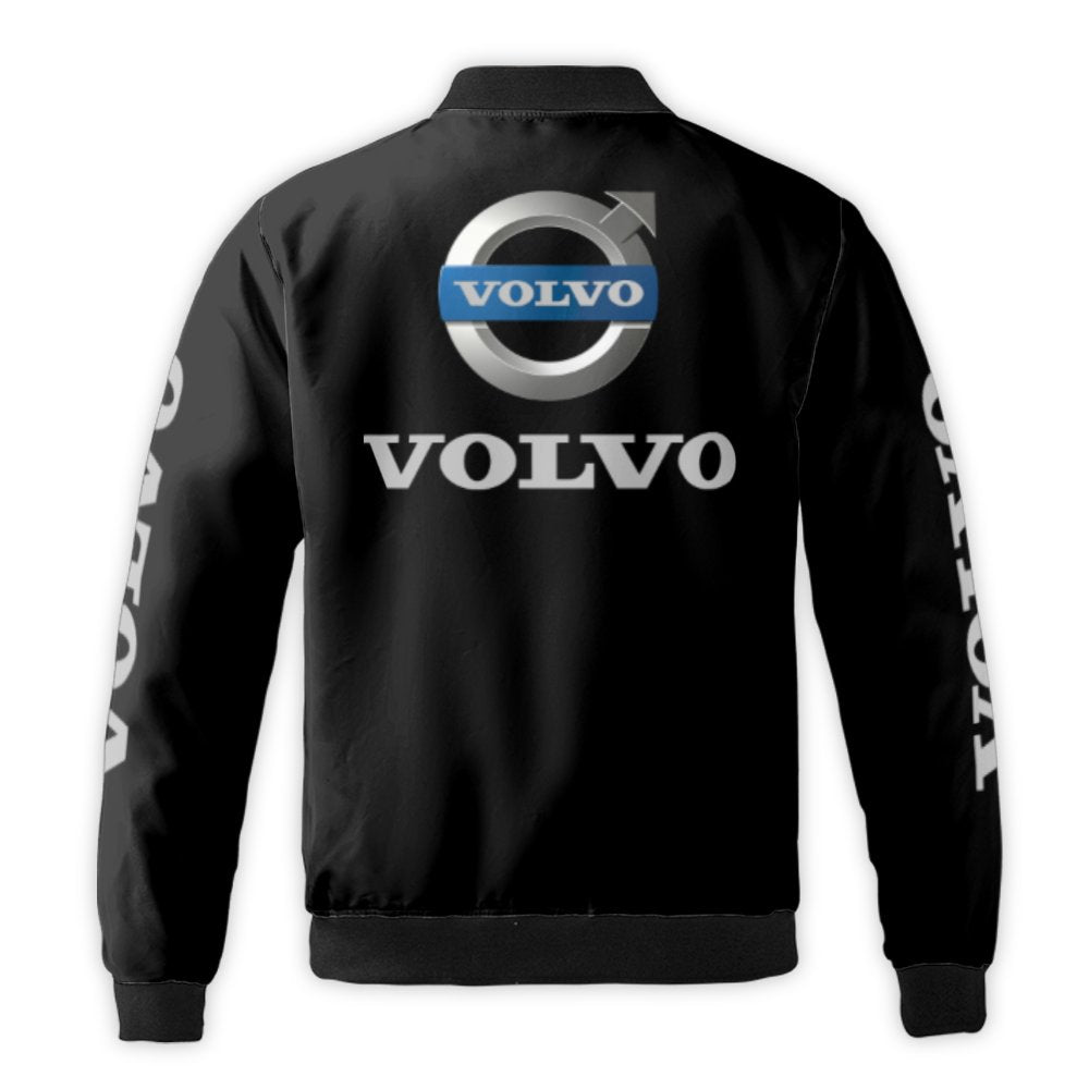 Volvo Bomber Jacket | Logo Streetwear | Durable Nylon Shell | Gift for Swedish Car Enthusiasts & Auto Fans