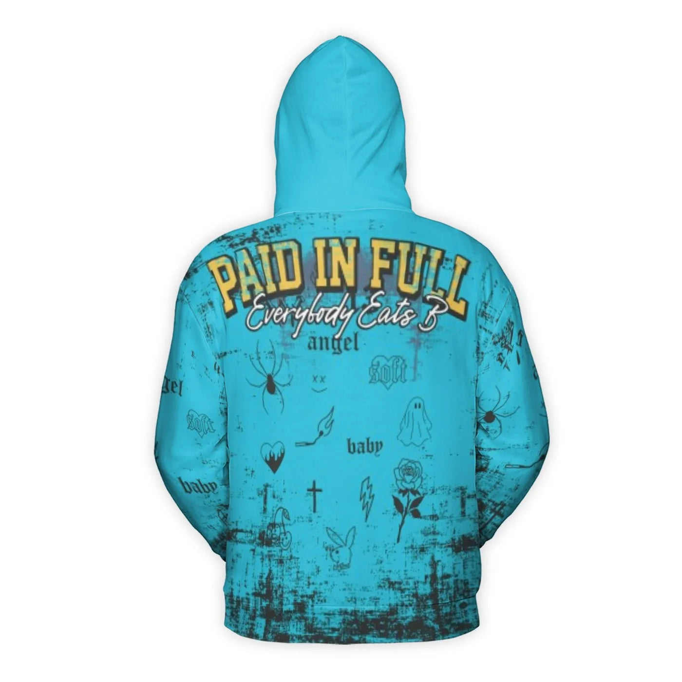 Paid In Full Graphic Hoodie | 90s Cult Classic Movie Print | Premium Brushed Fleece Pullover | Streetwear Gift For Fans