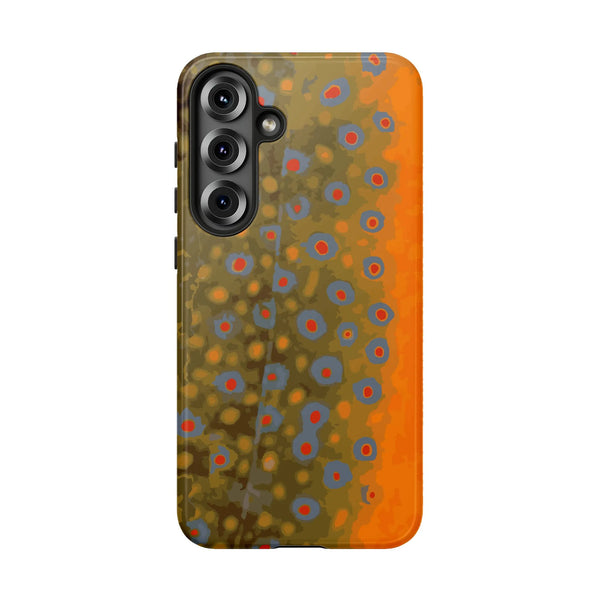 Brown Trout Phone Case | Realistic Fish Skin Pattern | Dual Layer Protective Cover | Unique Gift for Fisherman & Fly Fishing 