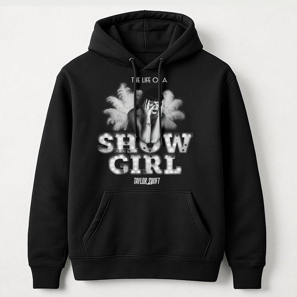 Taylor Swift Hoodie | The Life Of A Showgirl Retro Design | Premium Cotton Blend | Music Fan Gift