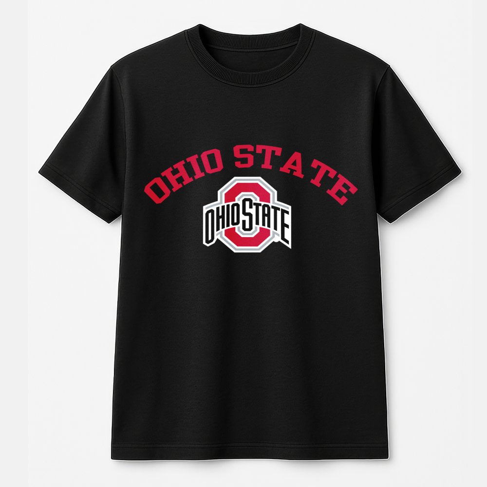 Ohio State University T-Shirt | Classic Block O Graphic Tee | 100% Cotton Premium Quality | Fan Apparel Gift for Buckeyes Alu