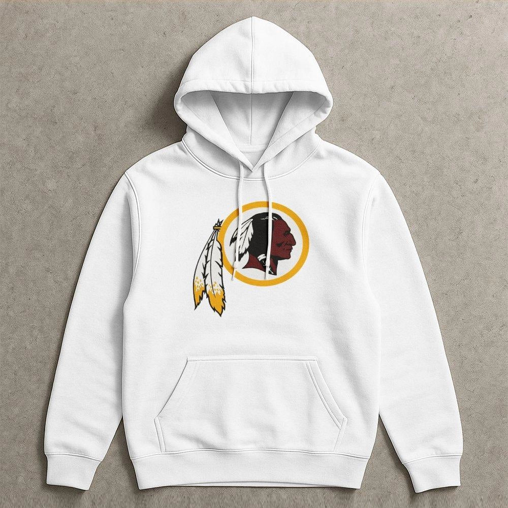 Vintage Football Logo Hoodie | Classic Native American Heritage Design | Premium Cotton Blend | Unisex Fan Gift for Sports Lo