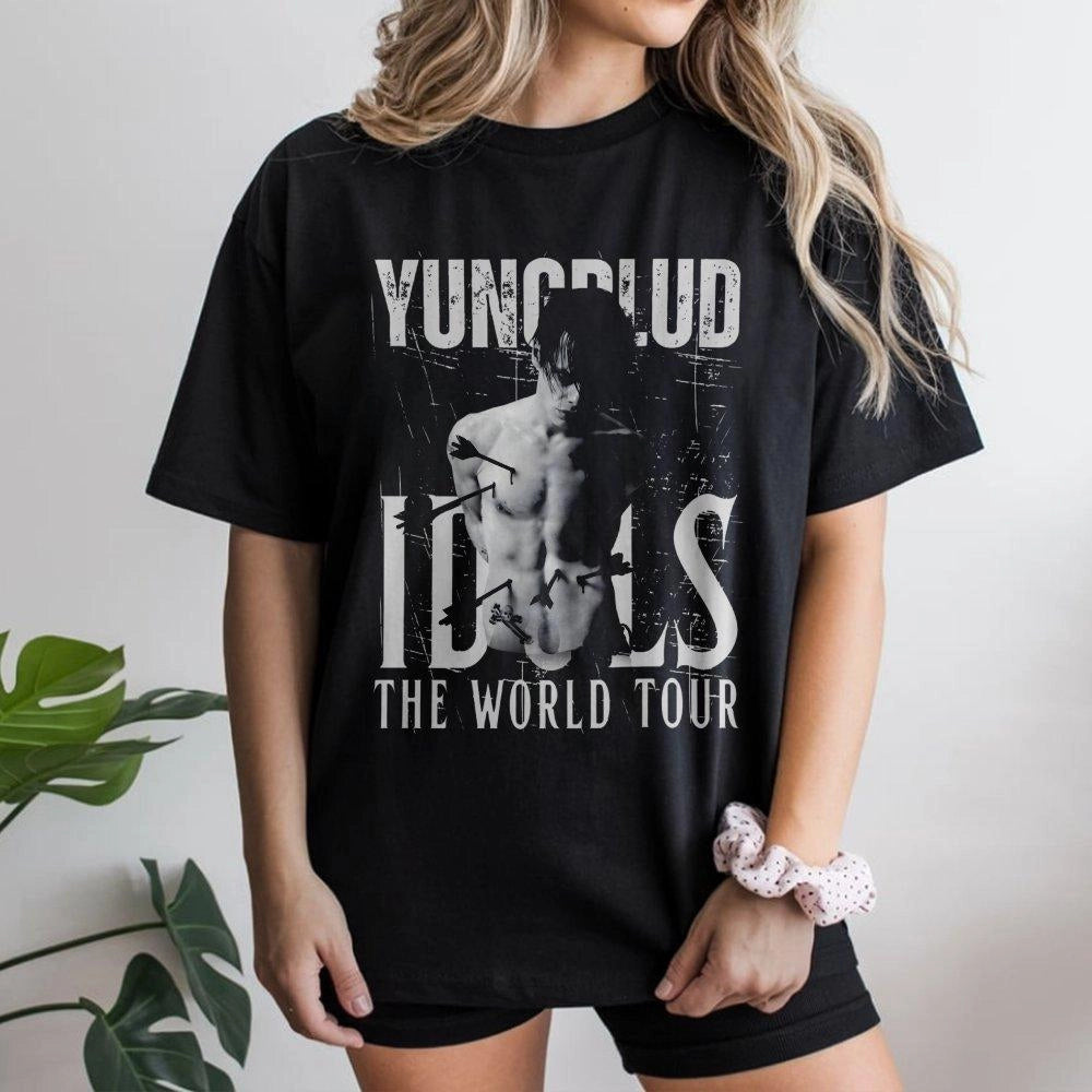 Yungblud Concert T-Shirt | Idols The World Tour Graphic Design | Premium Cotton Unisex Apparel | Gift for Alternative Rock Mu