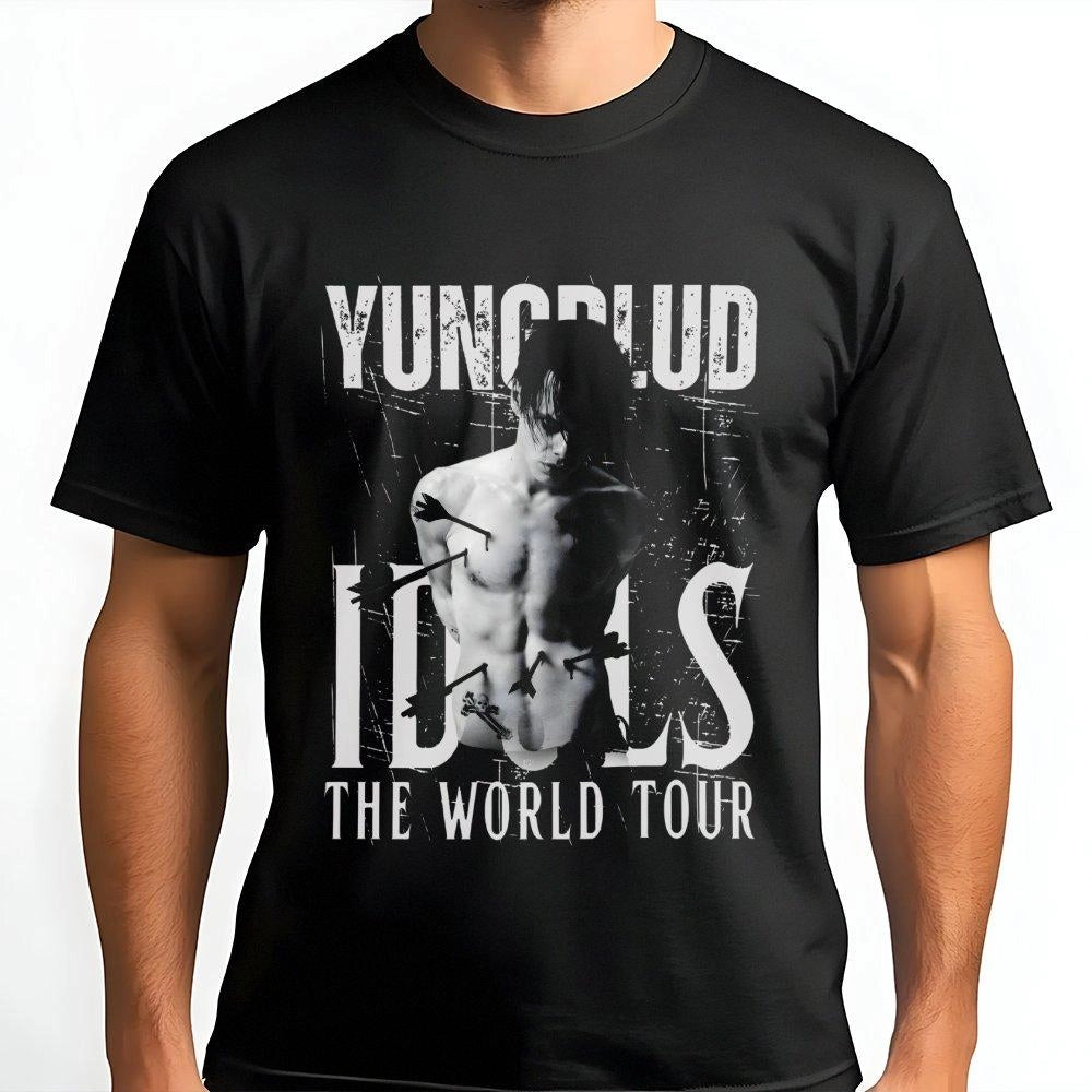 Yungblud Concert T-Shirt | Idols The World Tour Graphic Design | Premium Cotton Unisex Apparel | Gift for Alternative Rock Mu