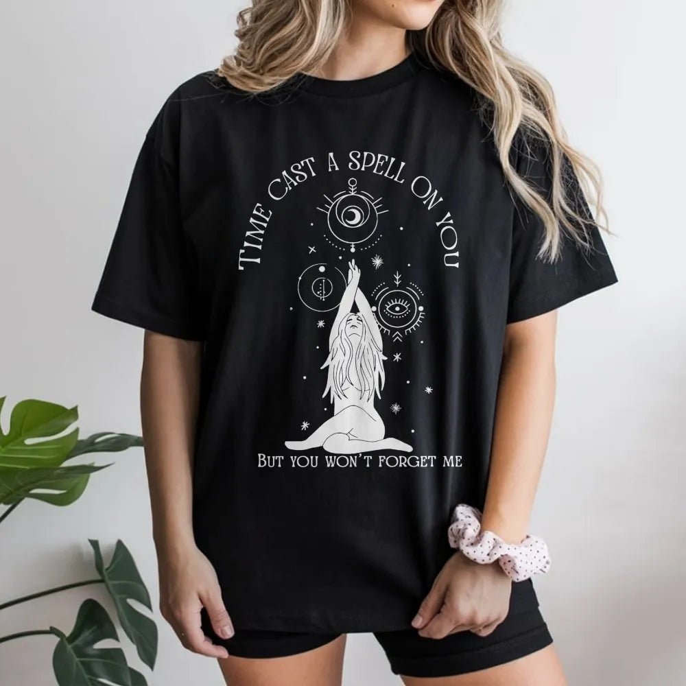 Silver Springs Graphic T-Shirt | Celestial Witchy Yoga Moon Design | Premium Cotton Retro Music Tee | Stevie Nicks Fan Gift I