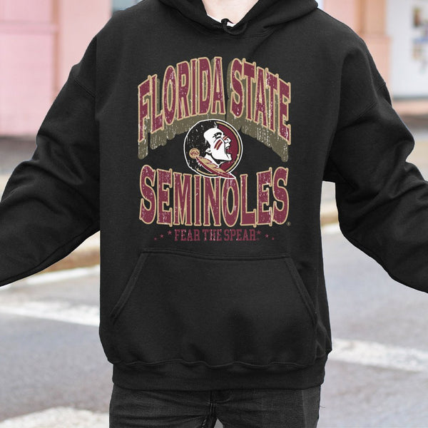 Florida State Seminoles Hoodie | Vintage Mascot Logo Apparel | Premium Cotton Blend | College Football Fan Gift for Men & Wom