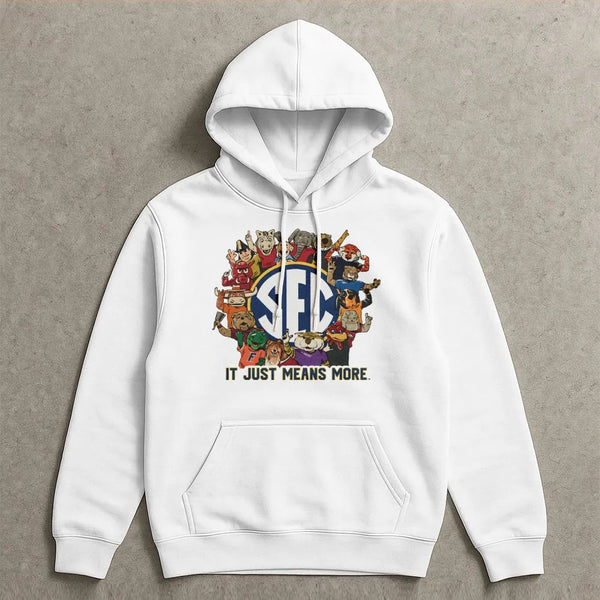 College Football Mascot Hoodie | SEC University Graphic Apparel | Premium Cotton Blend Sweatshirt | Game Day Gift for Souther