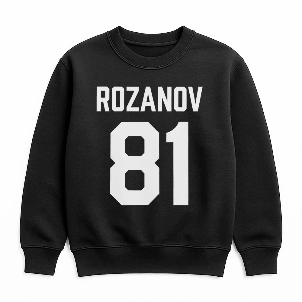 Rozanov 81 Hockey Sweatshirt | Unisex Athletic Jersey Inspired Crewneck | Premium Cotton Blend | Gift for Hockey Fans and Spo