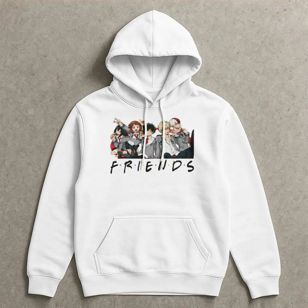 Anime Character Hoodie | My Hero Academia Inspired Graphic | Premium Cotton Blend Pullover | Gift for Manga Fans and Otaku