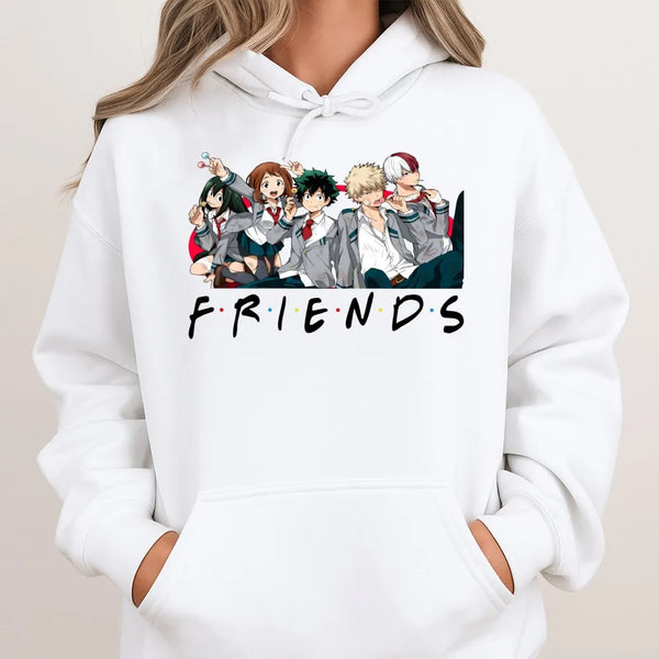 Anime Character Hoodie | My Hero Academia Inspired Graphic | Premium Cotton Blend Pullover | Gift for Manga Fans and Otaku